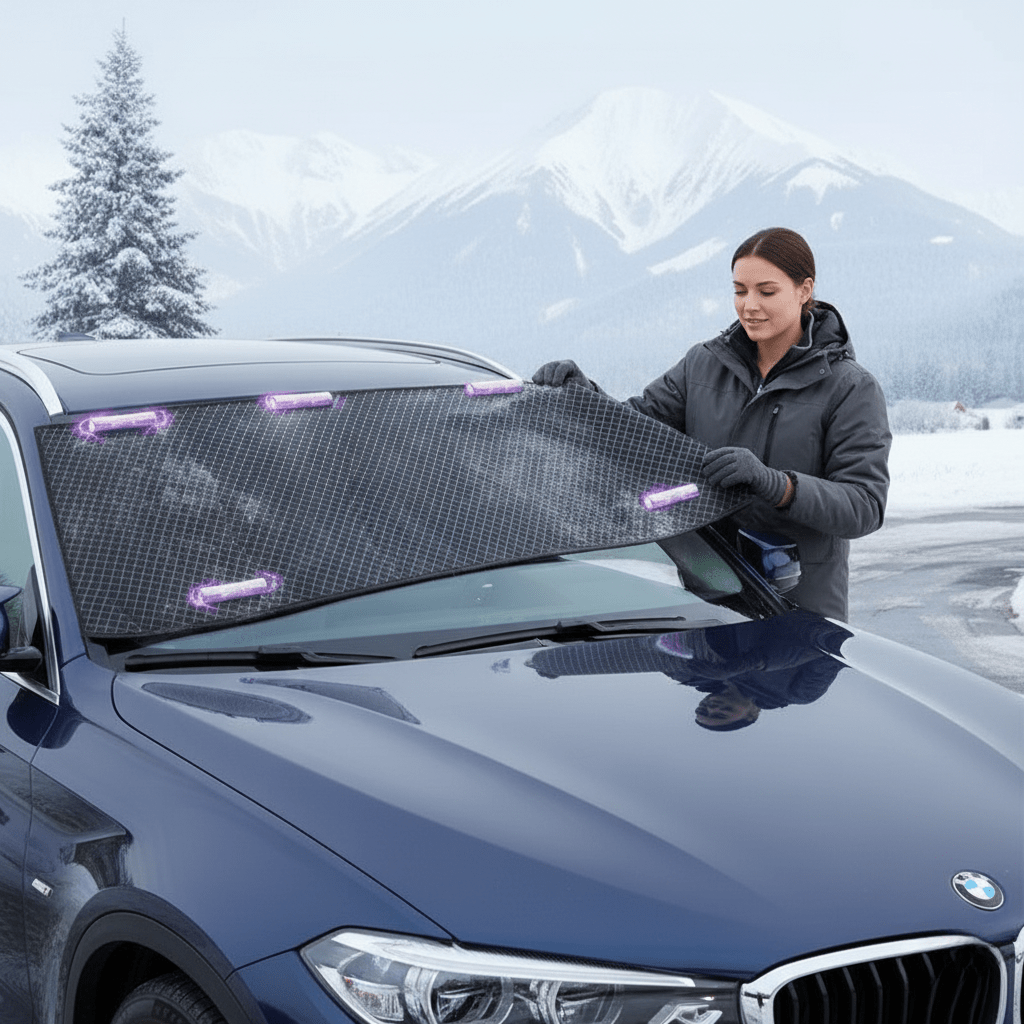 BowLift | ICESHIELD MAX – Durable Oxford Fabric Snow & Sun Protector for Vehicles