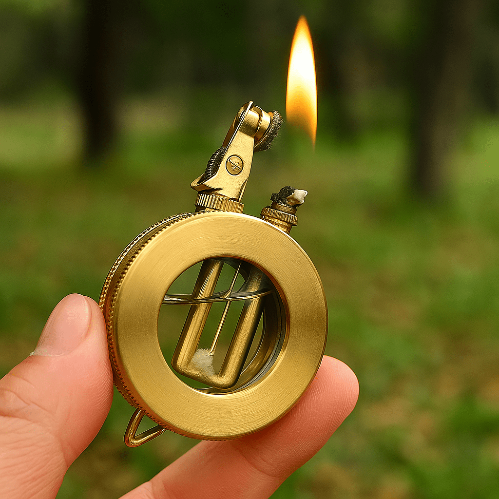 BowLift | IGNIVON – Retro Kerosene Lighter with Durable Metal Design