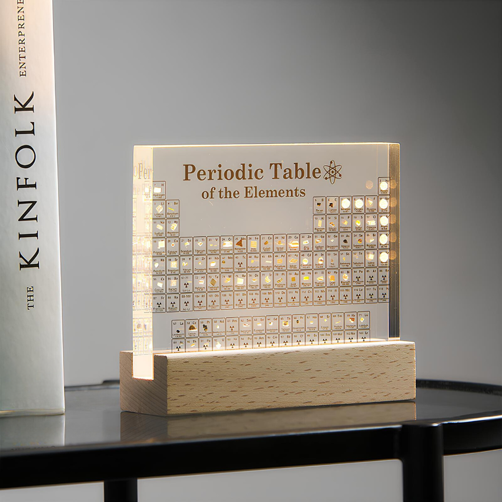 BowLift | Illuminated Periodic Table with Real Elements - Elementa