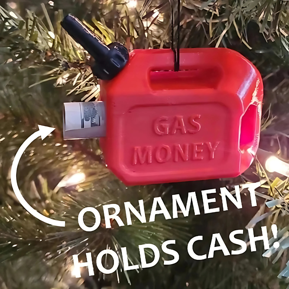 BowLift | Christmas Funny Gas Can Money Ornament