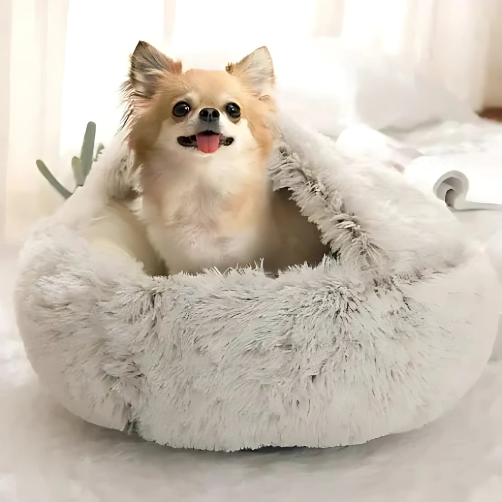 BowLift | Dog Bed Soft Plush Cave House