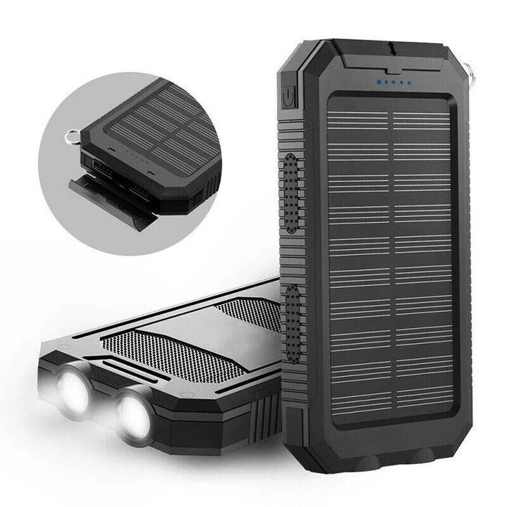 BowLift | 30,000mAh Solar Charger Waterproof Power Bank External
