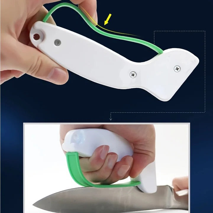 BowLift | Compact Manual Knife Sharpener for Kitchen and Garden Tools