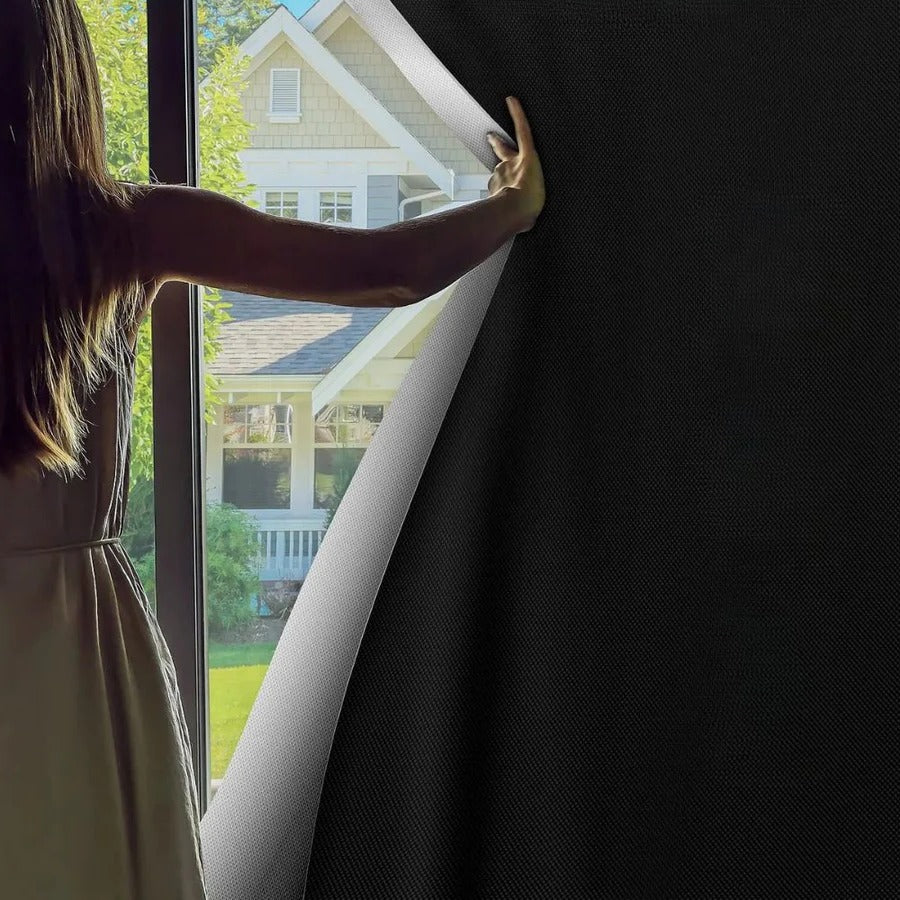 BowLift | Adhesive Blackout Sun Blocking Window Cover Shade