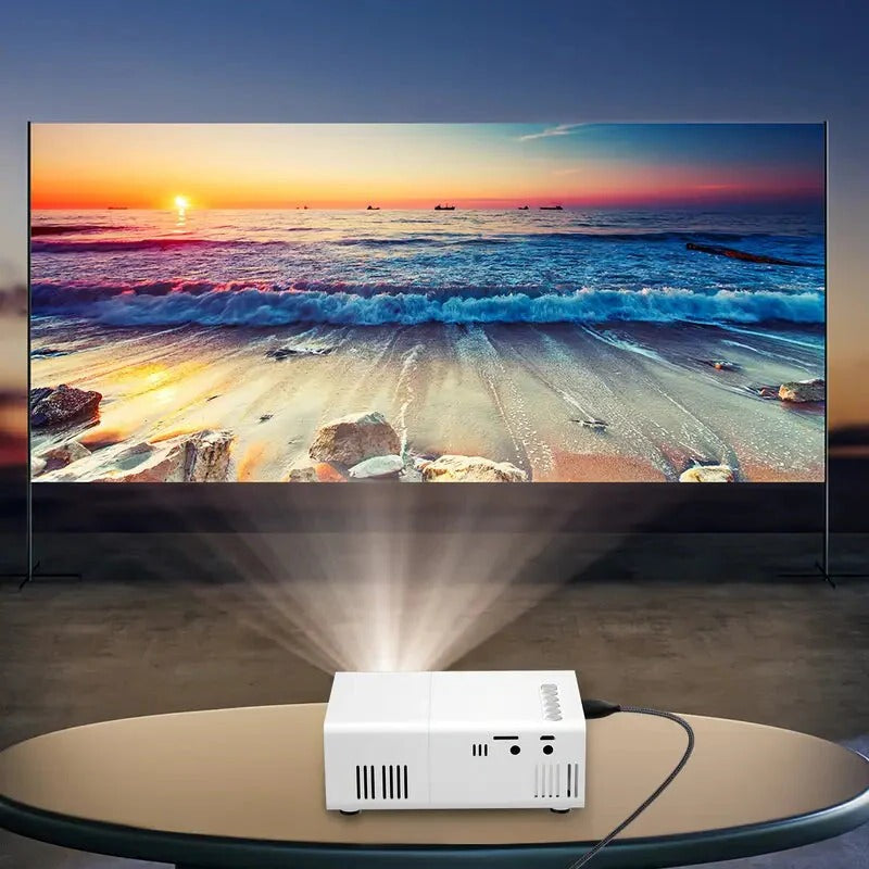 BowLift | HD 720p  Fast Focus  Portable Projector