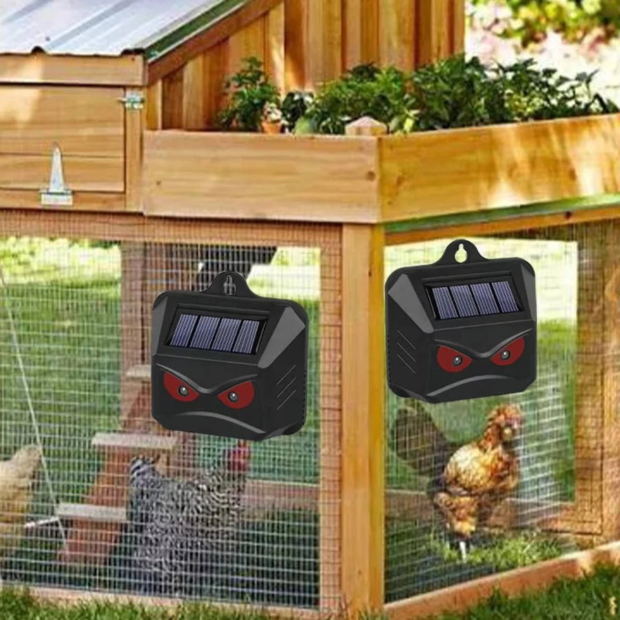 BowLift | 2pcs Solar Powered Ultrasonic Animal Repellent