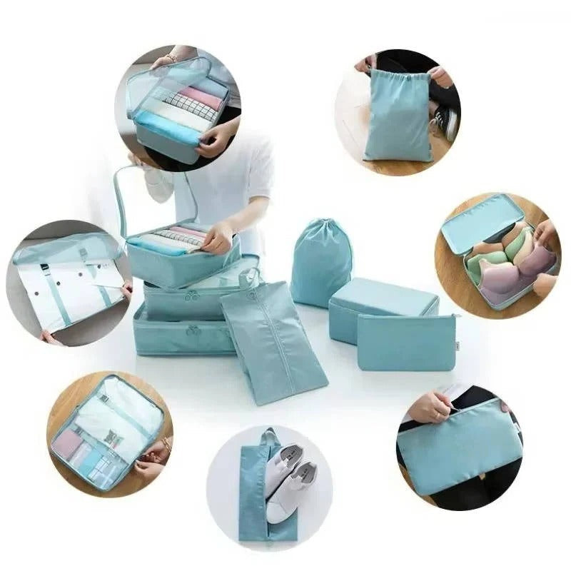 BowLift | 7 Set Packing Cubes for Travel