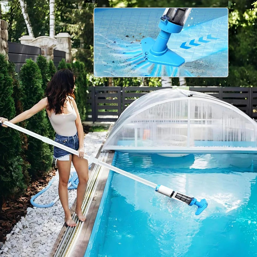 BowLift | Cordless Pool Cleaner, Rechargeable with Interchangeable Heads