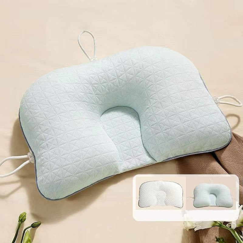 BowLift | Baby Pillow with Memory Foam and Cotton Cover, Portable Infant Support Cushion