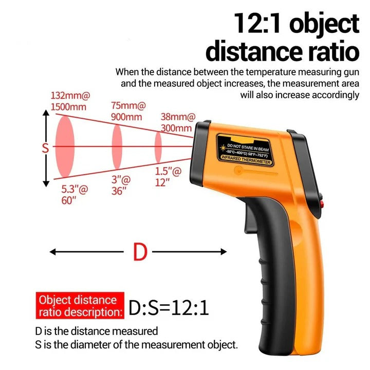 BowLift | Digital Infrared Thermometer with Laser Targeting