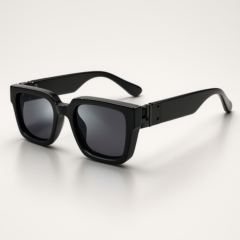 BowLift | Black Square UV Protection Sunglasses