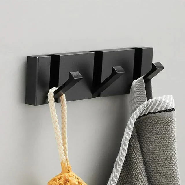 BowLift | HOOKLUX – Foldable wall hook strip made of aluminum, space-saving & versatile