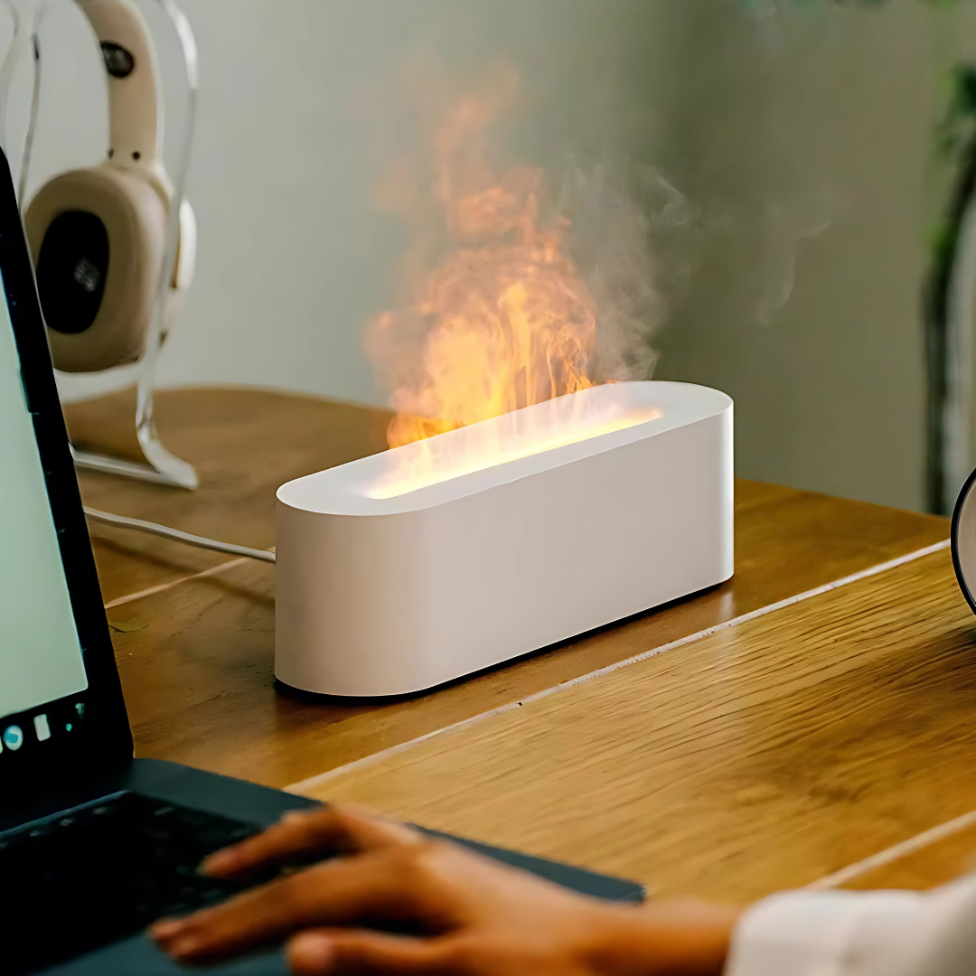 BowLift | Aromatherapy Flame Effect Humidifier Lamp