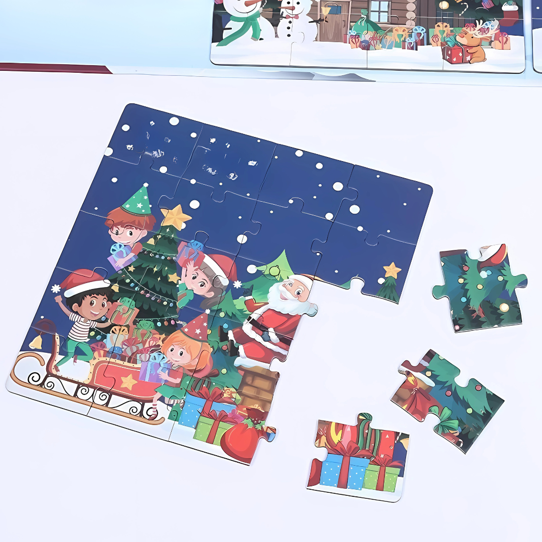 BowLift | Christmas Decorations Kids Magnetic Jigsaw Puzzle