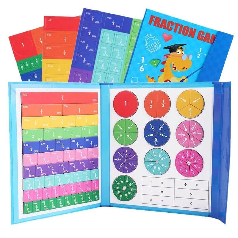 BowLift | Interactive learning set for fractions with colourful puzzles