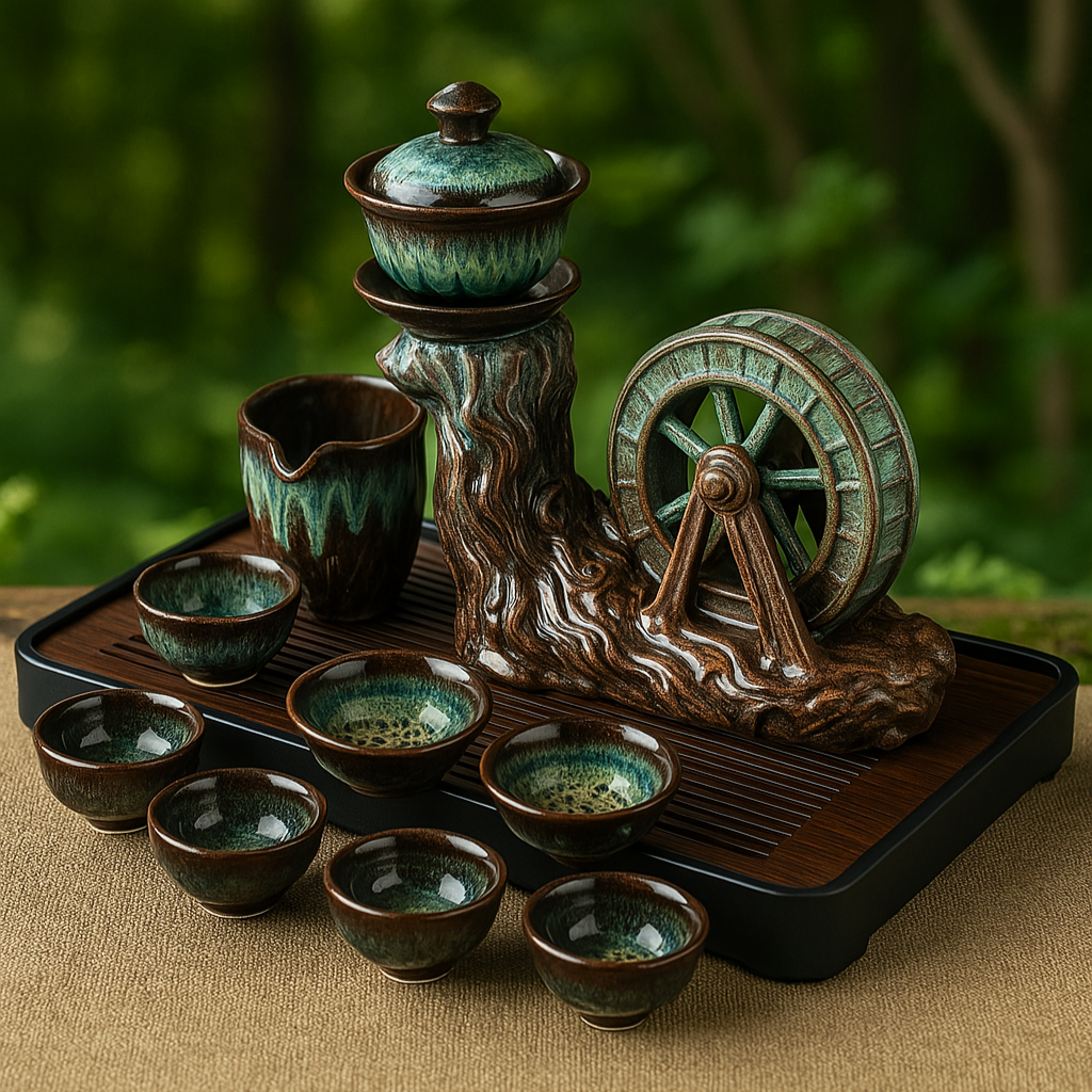 BowLift | Rotating Handcrafted Tea Ceremony Set