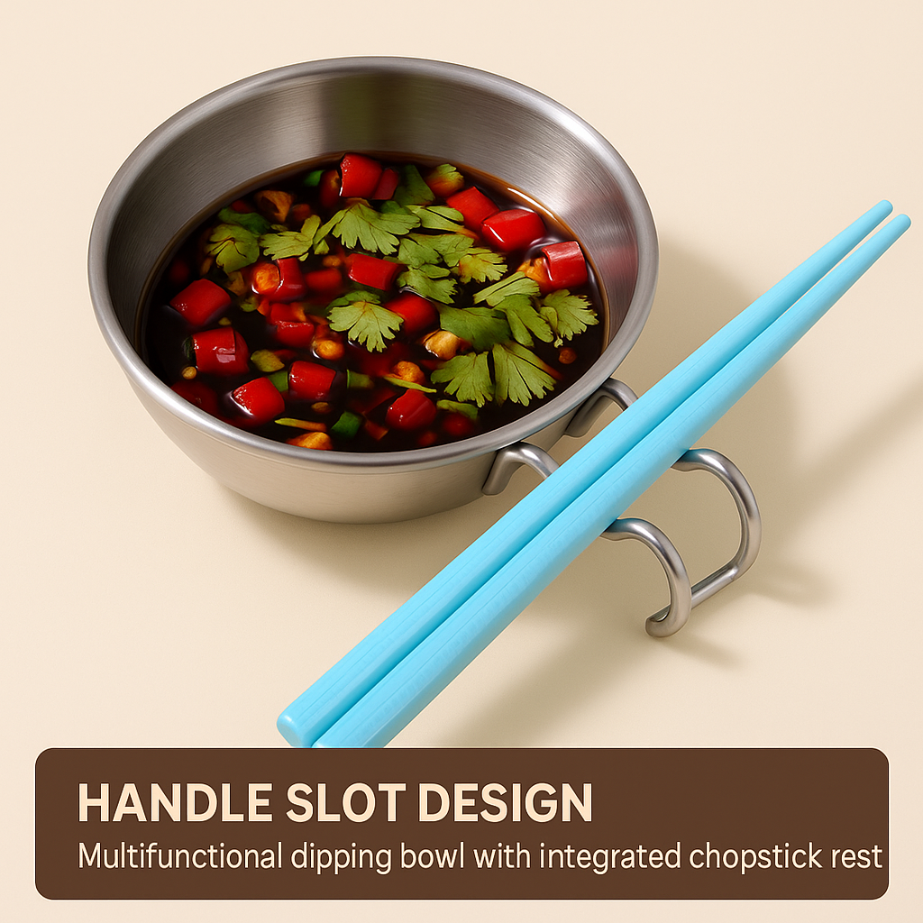 BowLift | Fun Size Stainless Steel Dipping Bowl