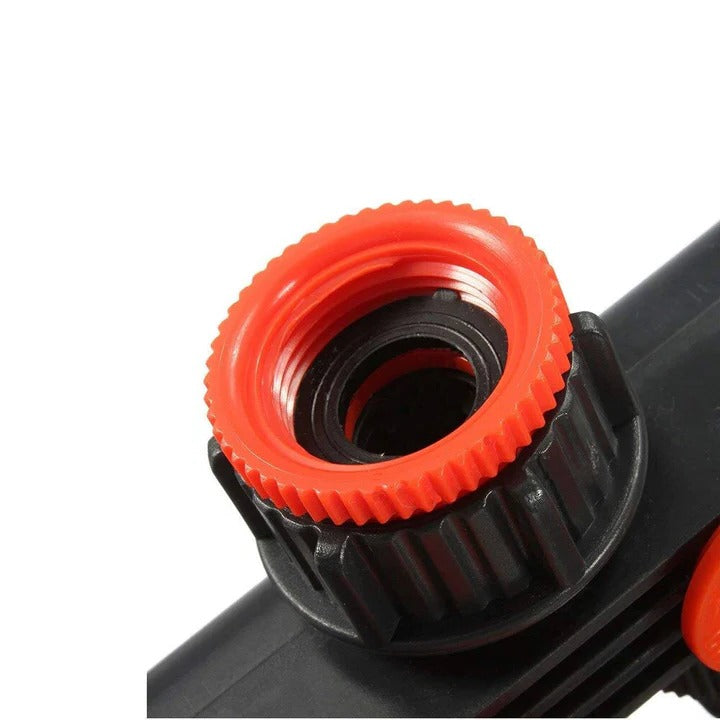 BowLift | 4-Way Metal Garden Hose Splitter with Adjustable Flow Valves