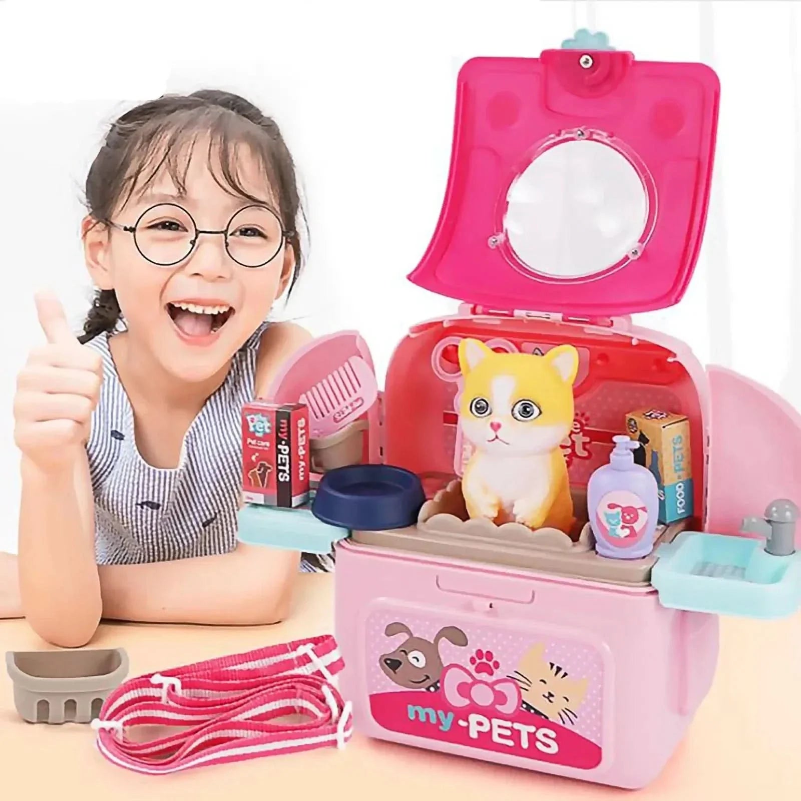 BowLift | Animal care set for children with learning fun
