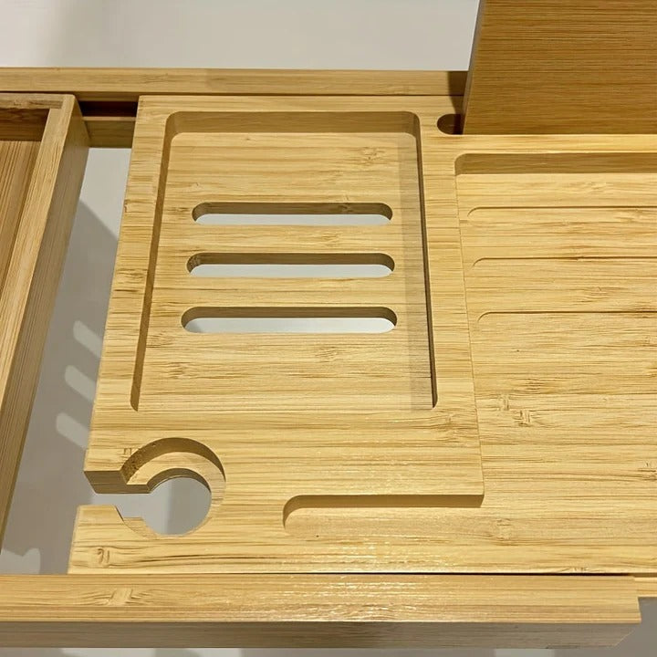 BowLift | Bamboo Bathtub Tray