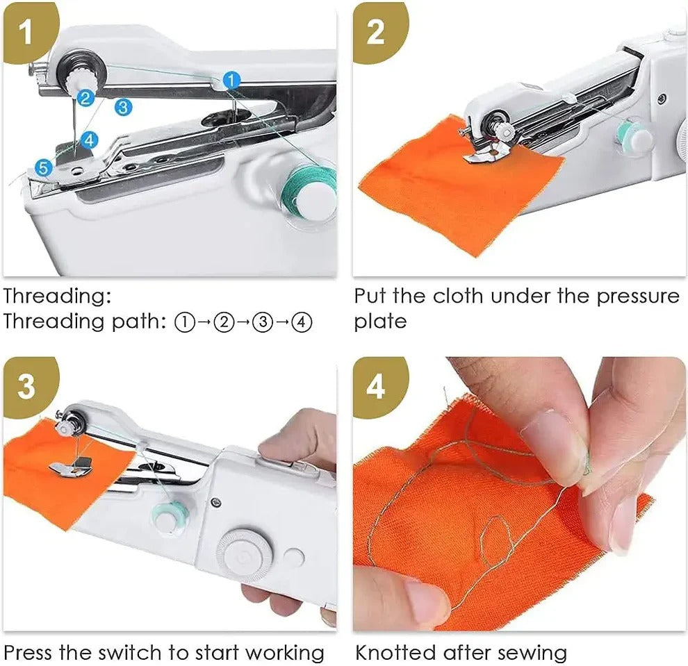 BowLift | Electric Handy Stitch Mini Portable Handheld Tailor Sewing Machine