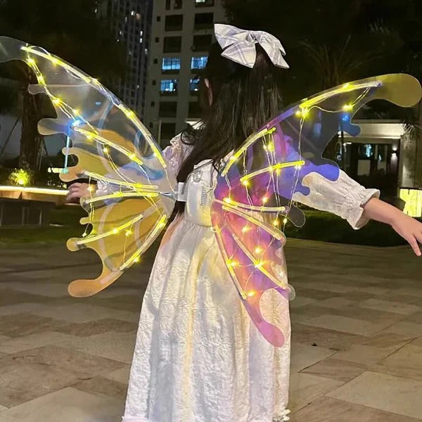 BowLift | Electric Colorful Kids / Adults LED Fairy Wings Costume