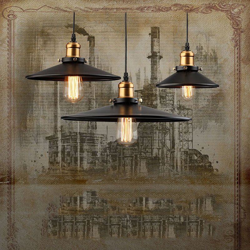 BowLift | IronLoom – Adjustable Industrial Pendant Lamp