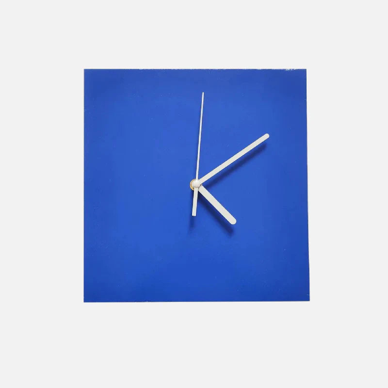 BowLift | Small Blue Geometric Wall Clock