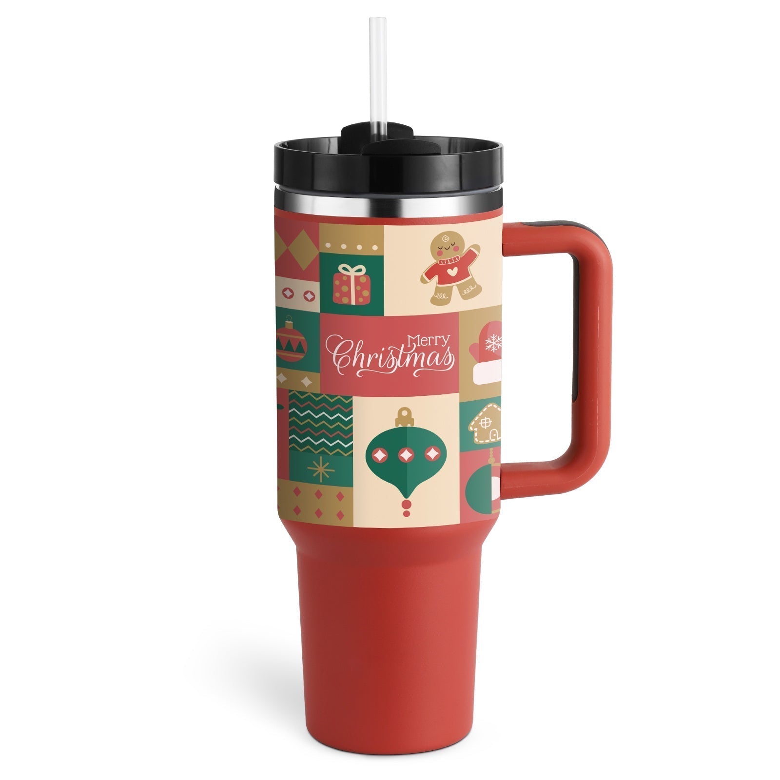 BowLift | Insulated Mug with Handle and Straw - ChillMate