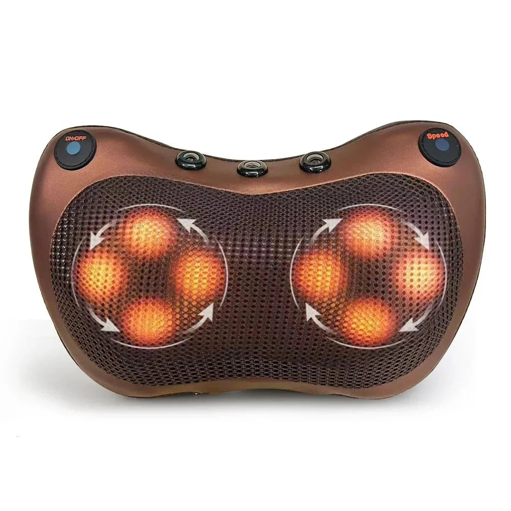 BowLift | Heated Neck & Back Massager Pillow | Muscle Relaxation & Pain Relief