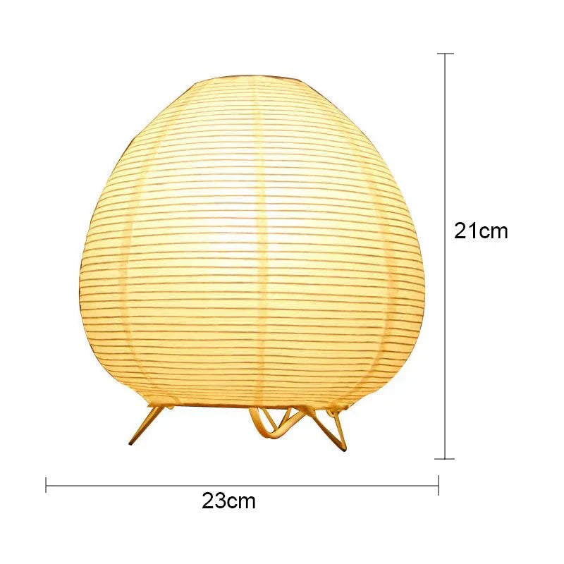 BowLift | ZenGlow – Elegant table lamp in Wabi Sabi style for a soothing interior