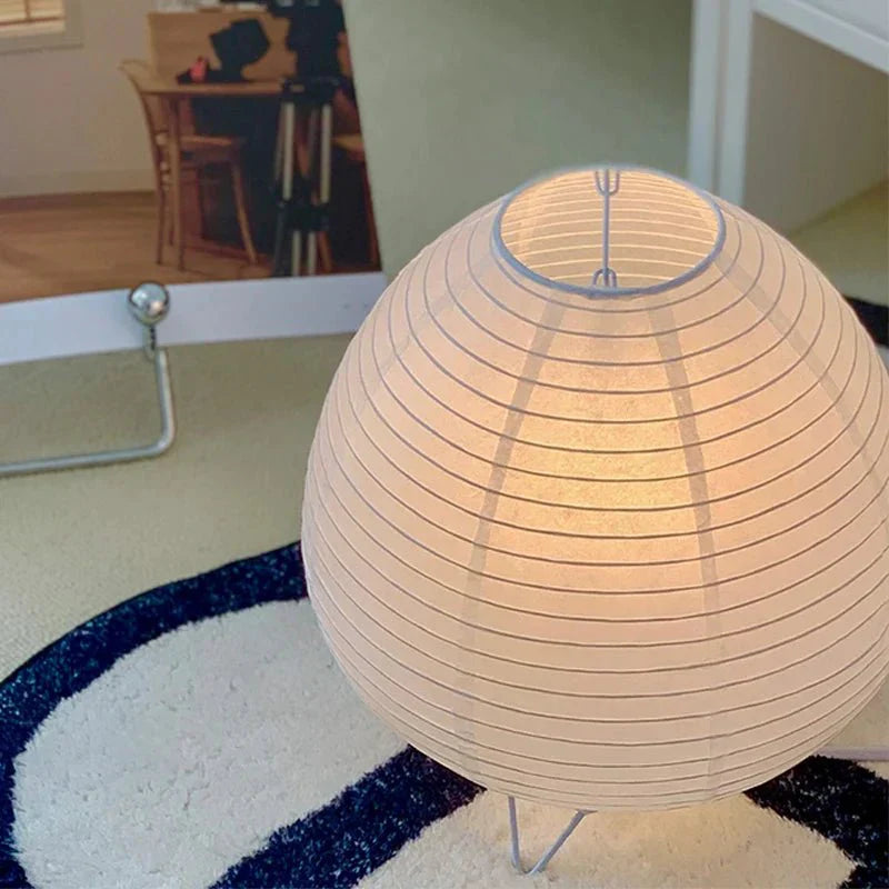 BowLift | ZenGlow – Elegant table lamp in Wabi Sabi style for a soothing interior