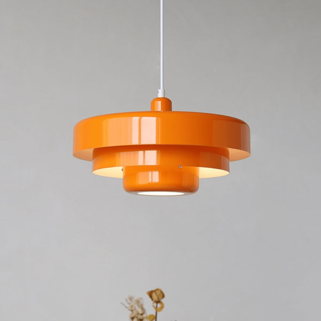 BowLift | Elegant three-level pendant light in macaron colors