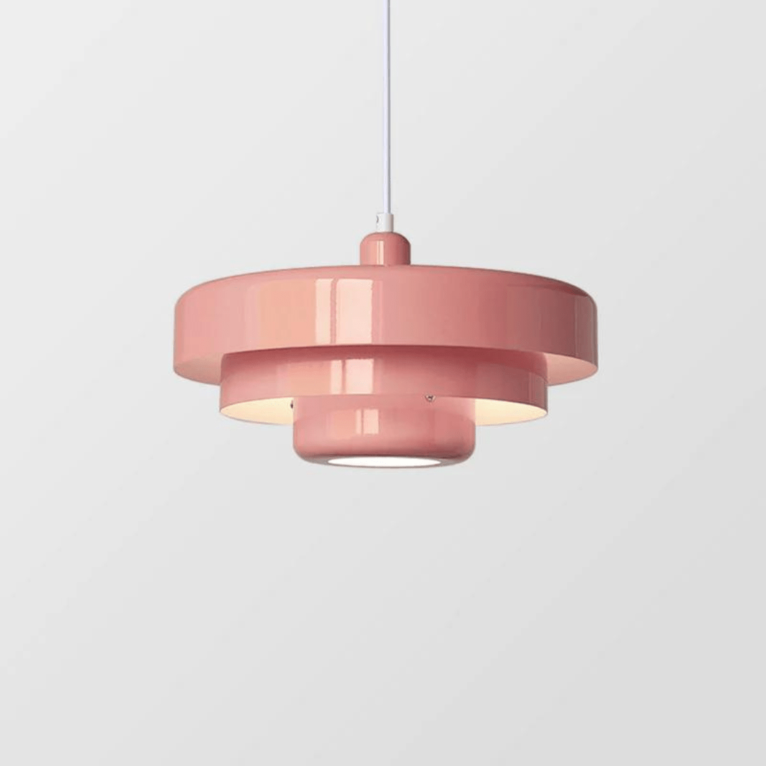 BowLift | Elegant three-level pendant light in macaron colors