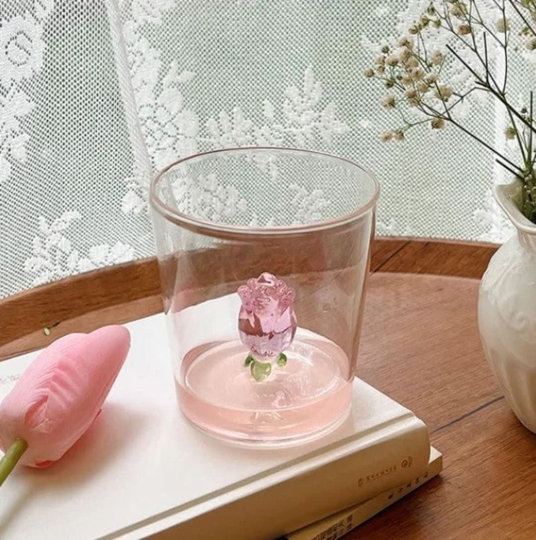 BowLift | La Vie En Rose | Champagne Glass - Handmade