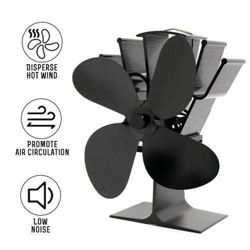 BowLift | Heat Powered Fireplace Fan - Heat Your Home More Efficiently!