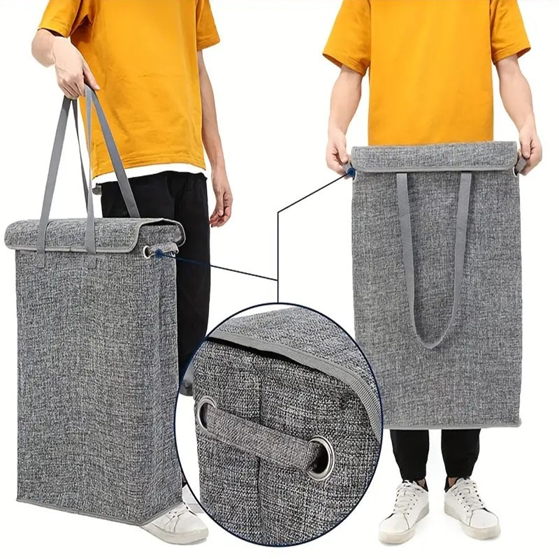 BowLift | 45L Slim Laundry Hamper with Lid