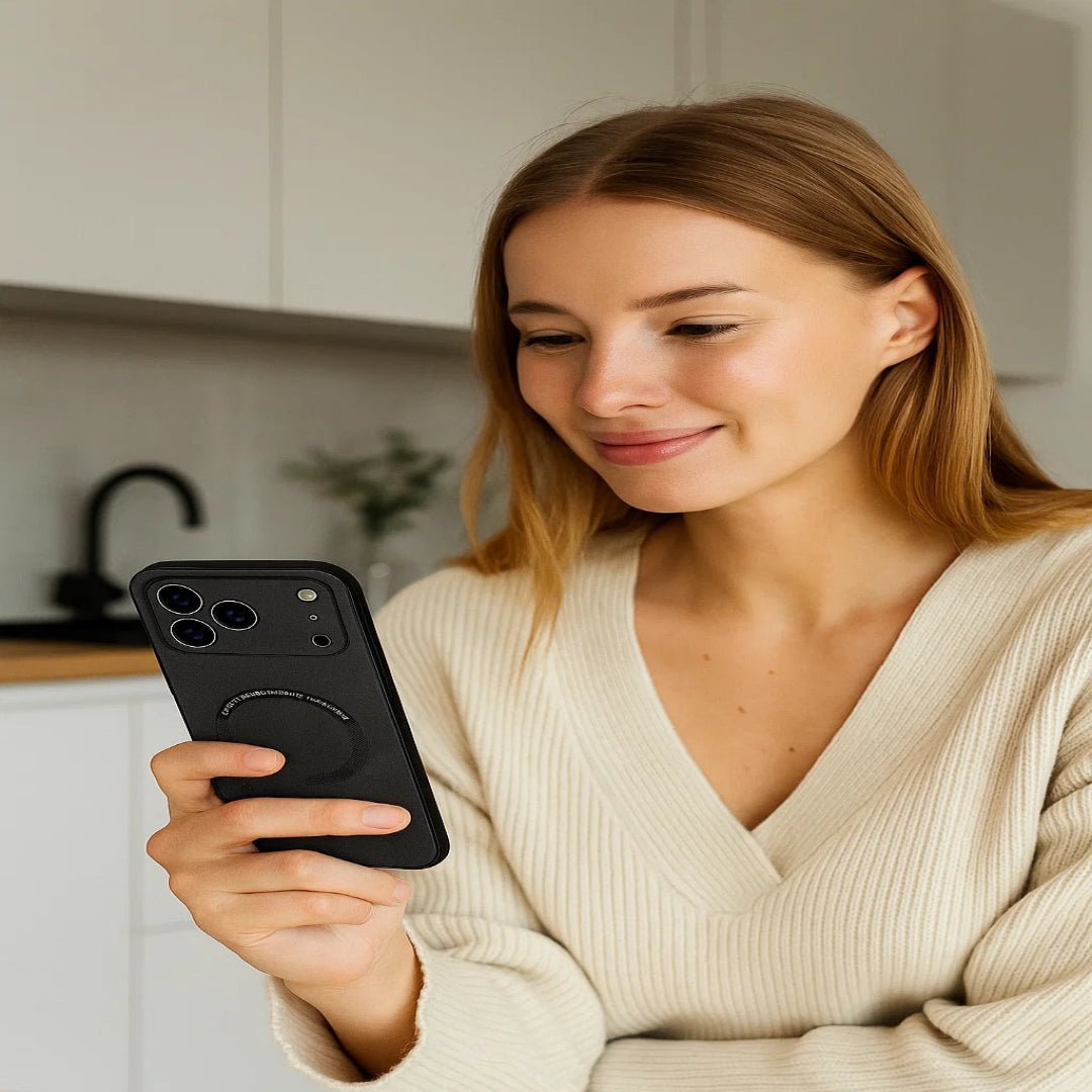 BowLift | LUXEGUARD – Premium Leather Phone Case with MagSafe for iPhone