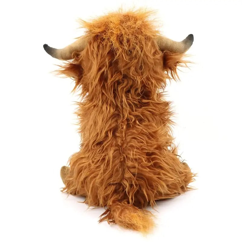 BowLift | Fluffy Highland Cuddle – Soft Cow for Young and Old
