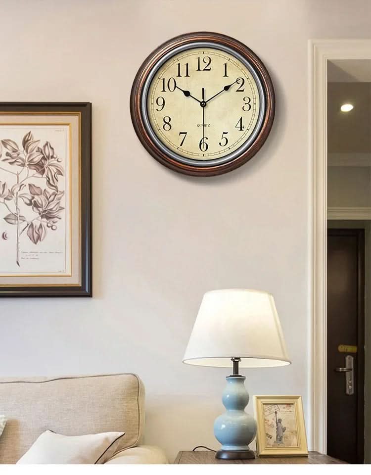 BowLift | Classic Silent Wall Clock for Home or Office