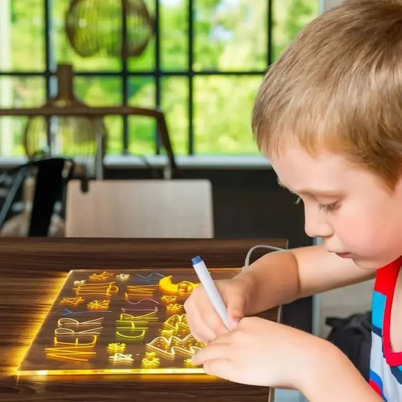 BowLift | Glowing LED Drawing Board for Kids Creativity