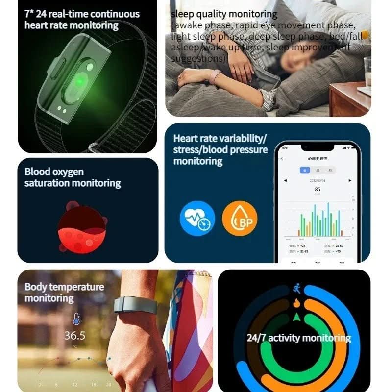 BowLift | IP68 fitness tracker with heart rate & O2 measurement