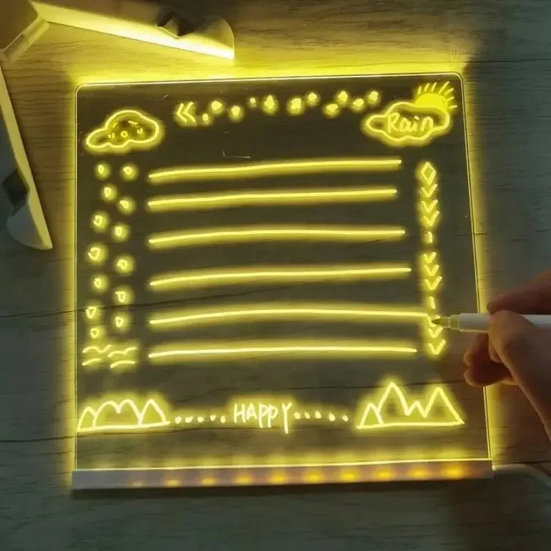 BowLift | Glowing LED Drawing Board for Kids Creativity