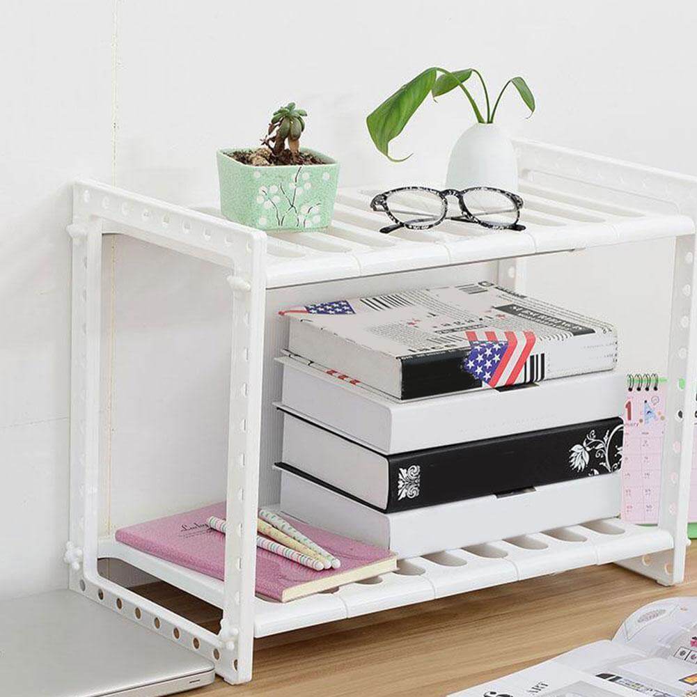 BowLift | Adjustable Double Layer Kitchen Dish Storage Rack