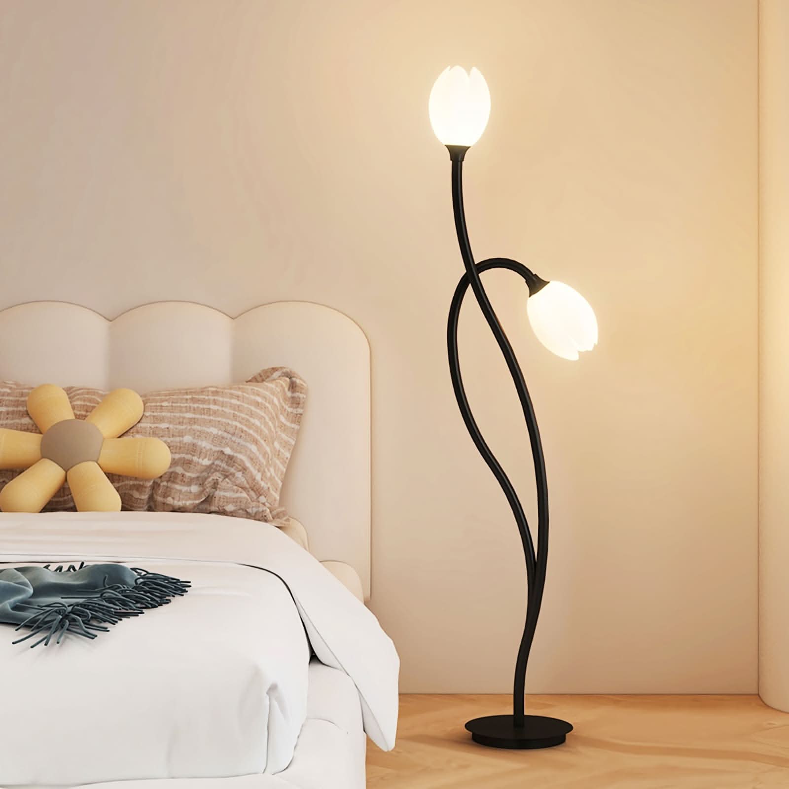BowLift | Modern Flower Floor Lamp with G9 Socket