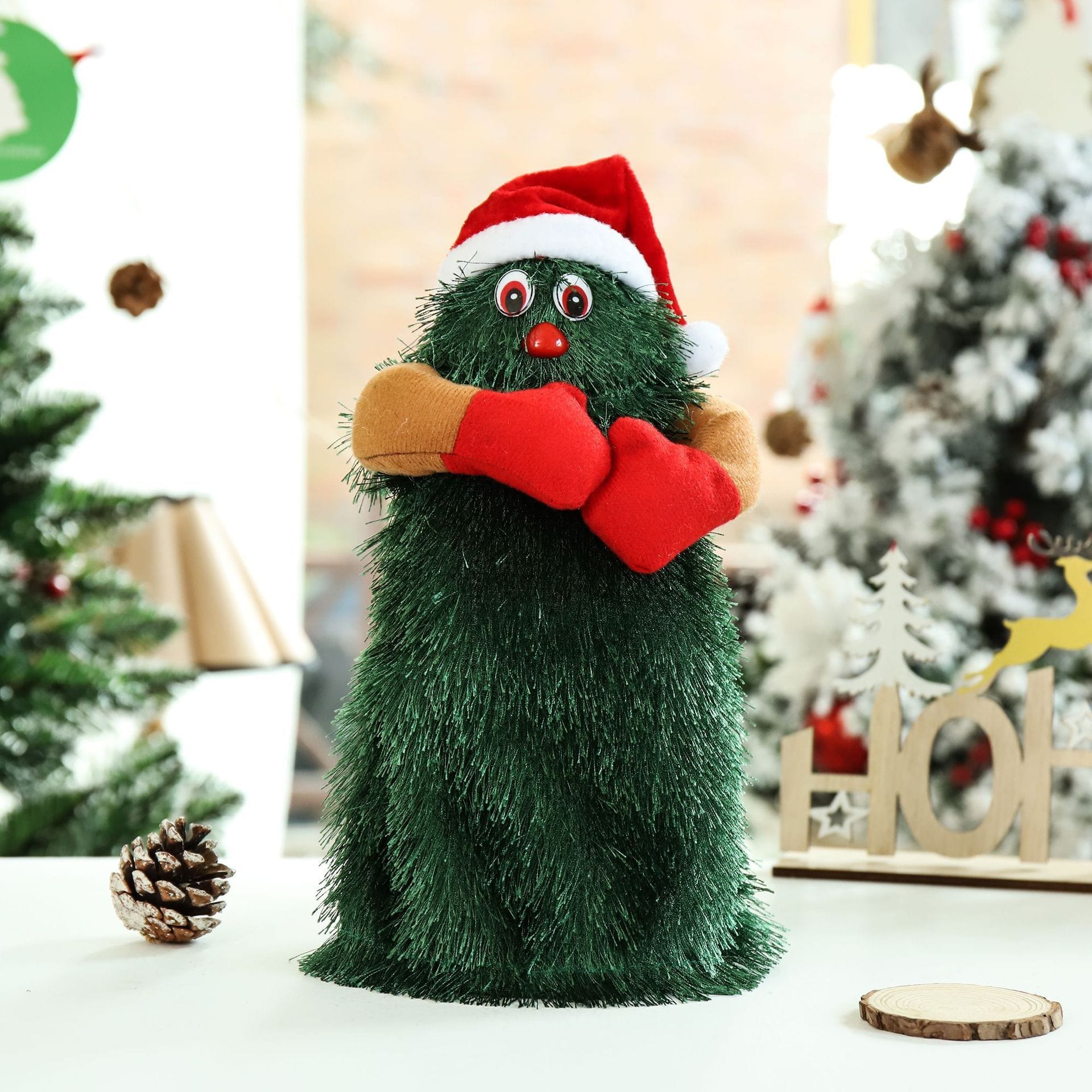 BowLift | Christmas Decorations Musical Dancing Plush Toy