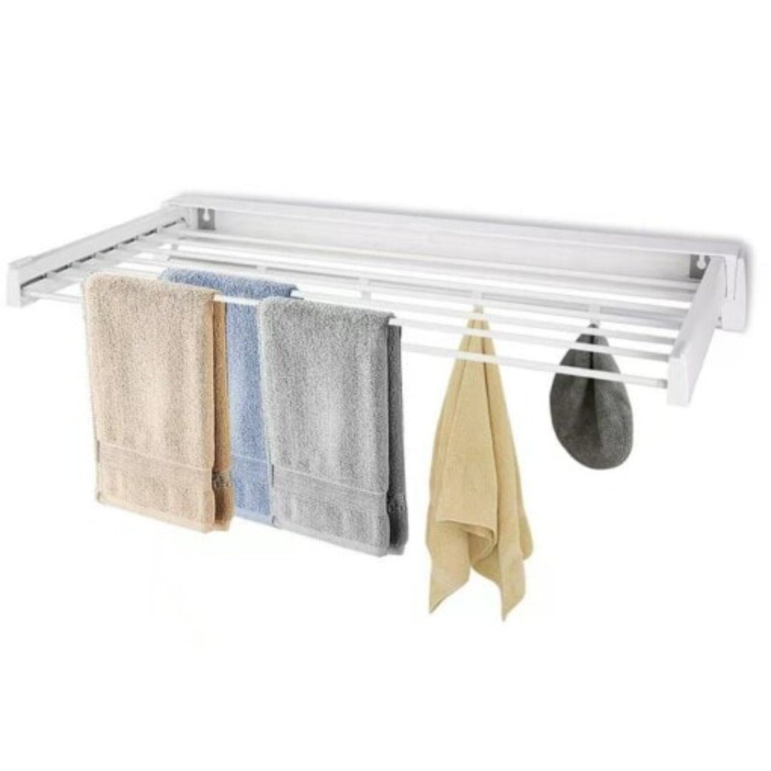 BowLift | AetherDry™ | Foldable Wall-Mounted Drying Rack | Space-Saving Laundry Solution for Efficient Drying in Small Spaces
