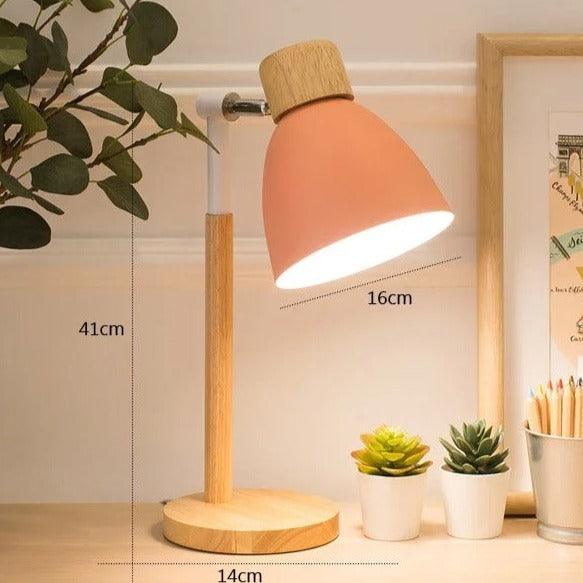 BowLift | Nordic Table Lamp | Wood, Iron