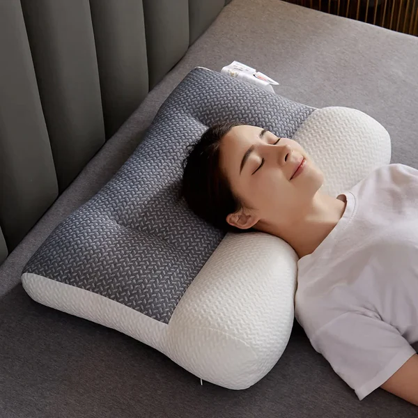 BowLift | Ergonomic Orthopedic Neck Supporting Pillow – For Side and Back Sleepers