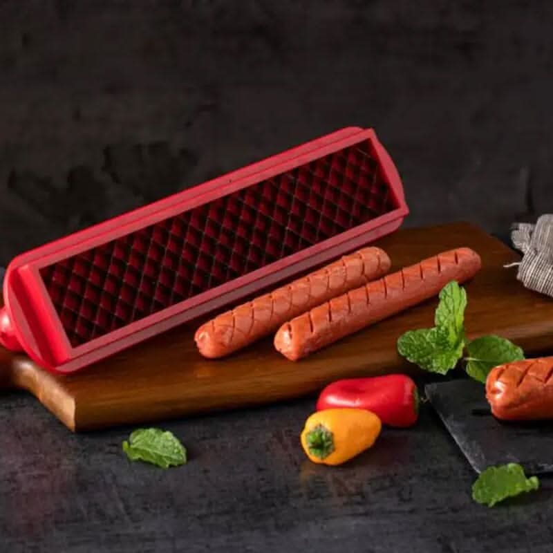 BowLift | Hot Dog Slicer – Criss-Cross Slots for Even Cooking